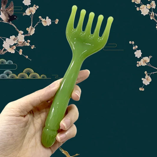 Claw Head Scraping Resin Head Massager